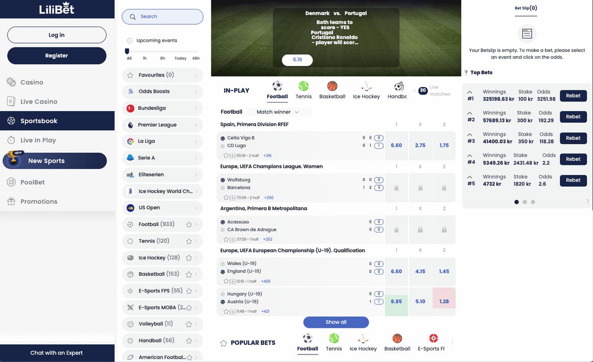 Lilibet homepage screenshot