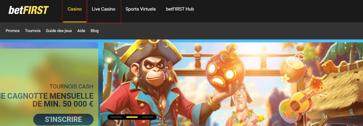 Page dacceuil bet First